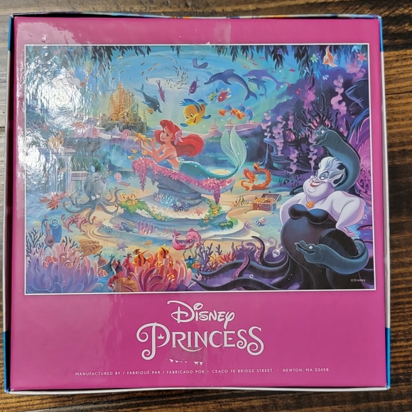 [*3 Items For $20 In Bundle*] Disney Little Mermaid 1000 Piece Puzzle COMPLETE - Picture 2 of 4